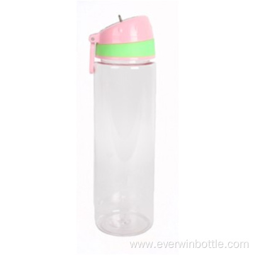 680mL PP Single Wall Water Bottle With Straw